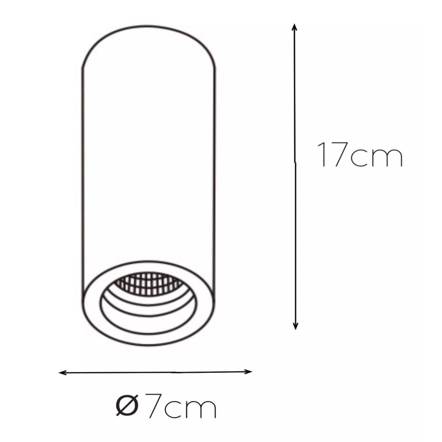 Lucide 35100/17/31 - Plafonnier GIPSY 1xGU10/35W/230V blanc