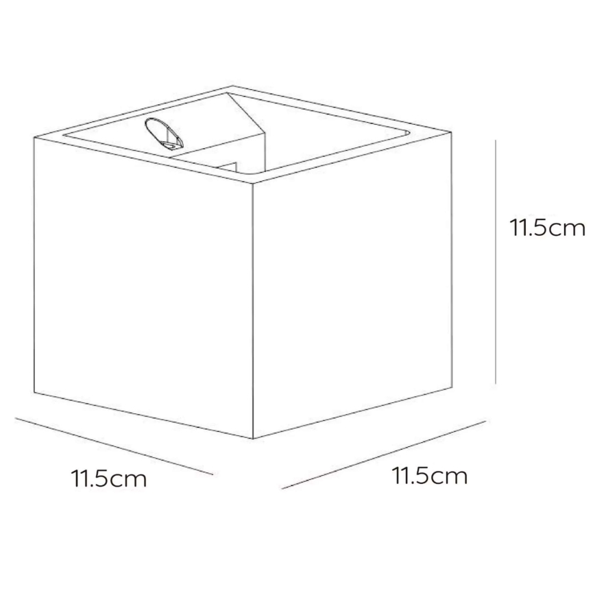 Lucide 35208/01/41 - Applique murale GIPSY 1xG9/25W/230V gris