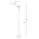 Lucide 36712/05/31 - Lampadaire GILLY LED/5W/230V blanc