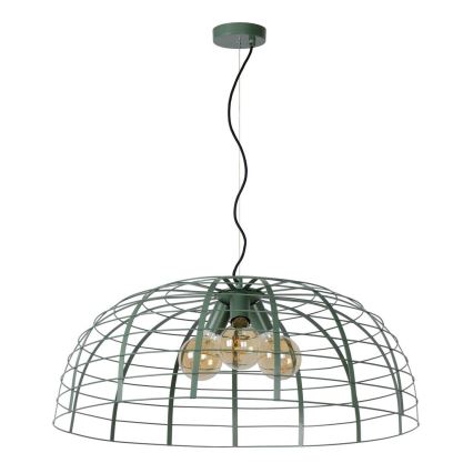 Lucide 45449/76/37 - Suspension filaire ELODIE 3xE27/40W/230V turquoise