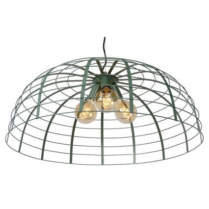 Lucide 45449/76/37 - Suspension filaire ELODIE 3xE27/40W/230V turquoise
