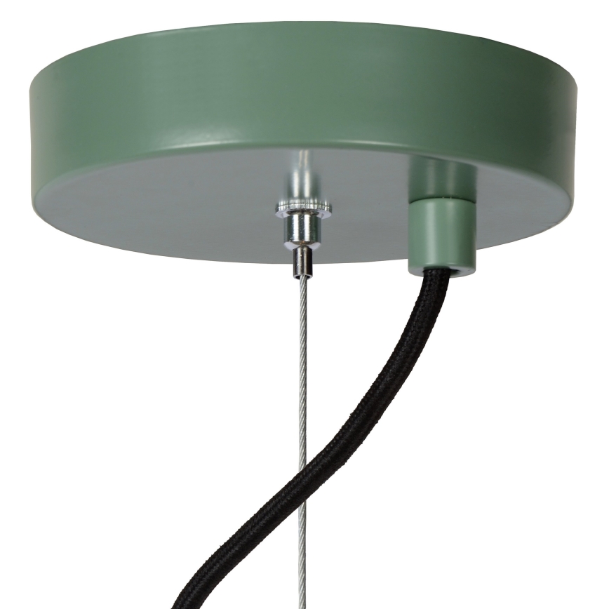 Lucide 45449/76/37 - Suspension filaire ELODIE 3xE27/40W/230V turquoise