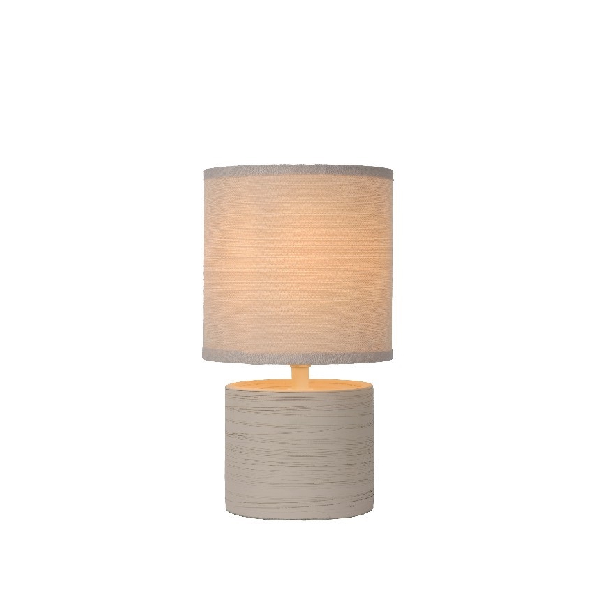 Lucide 47502/81/38 - Lampe de table GREASBY 1xE14/40W/230V crème