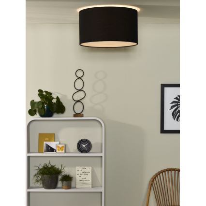 Lucide 61113/45/30 - Plafonnier CORAL 1xE27/60W/230V noir