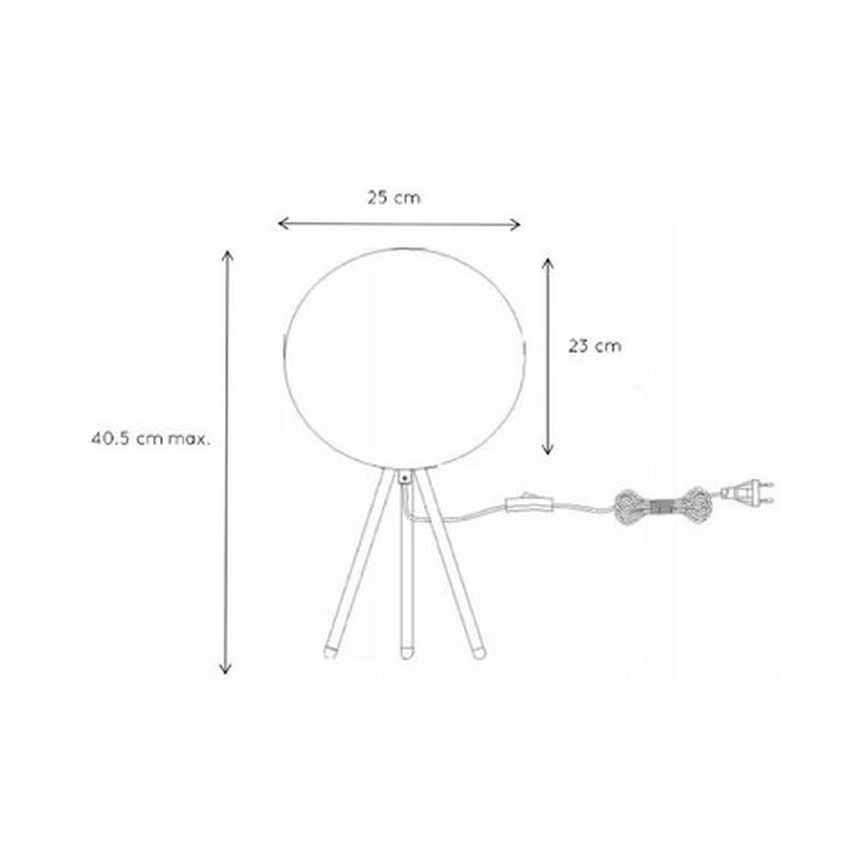 Lucide 71567/25/31 - Lampe de table GOOSY SOFT 1xE14/25W/230V