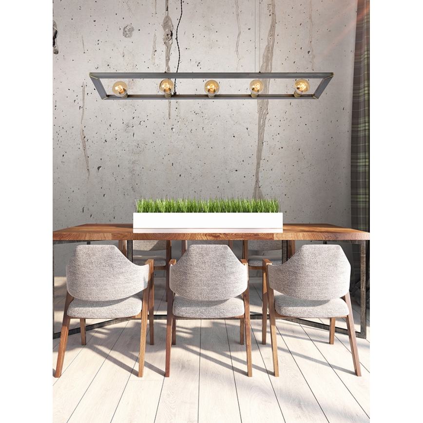 Lucide 73403/05/18 - Lustre avec fil THOR 5xE27/60W/230V