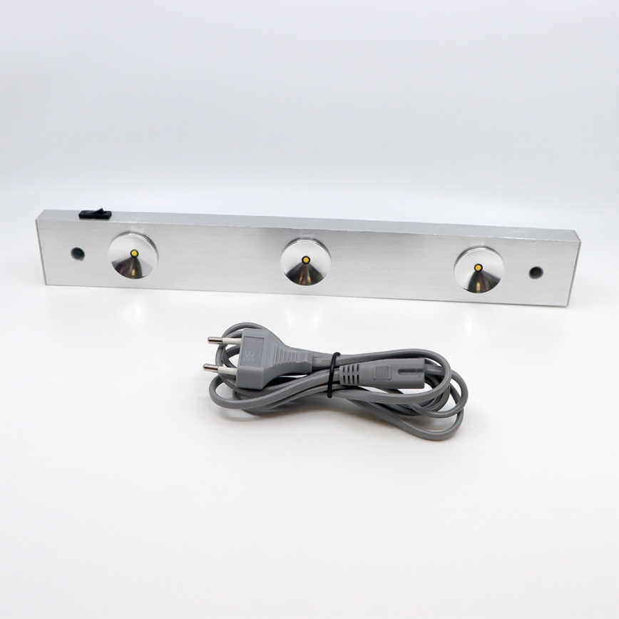 Lucide 75203/23/12 - Réglette LED pour meuble de cuisine LUNA 3xLED/1W/230V