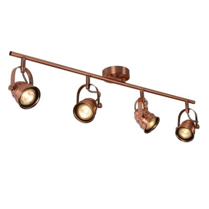 Lucide 77974/20/17 - Spot LED CIGAL 4xGU10/5W/230V cuivre