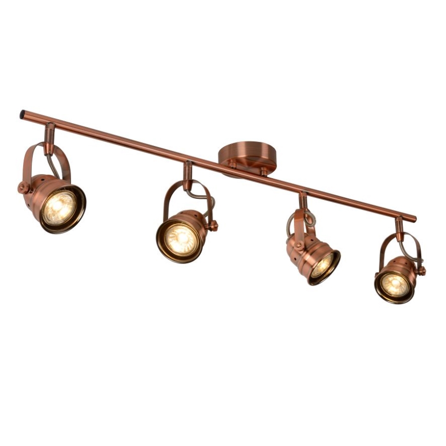 Lucide 77974/20/17 - Spot LED CIGAL 4xGU10/5W/230V cuivre