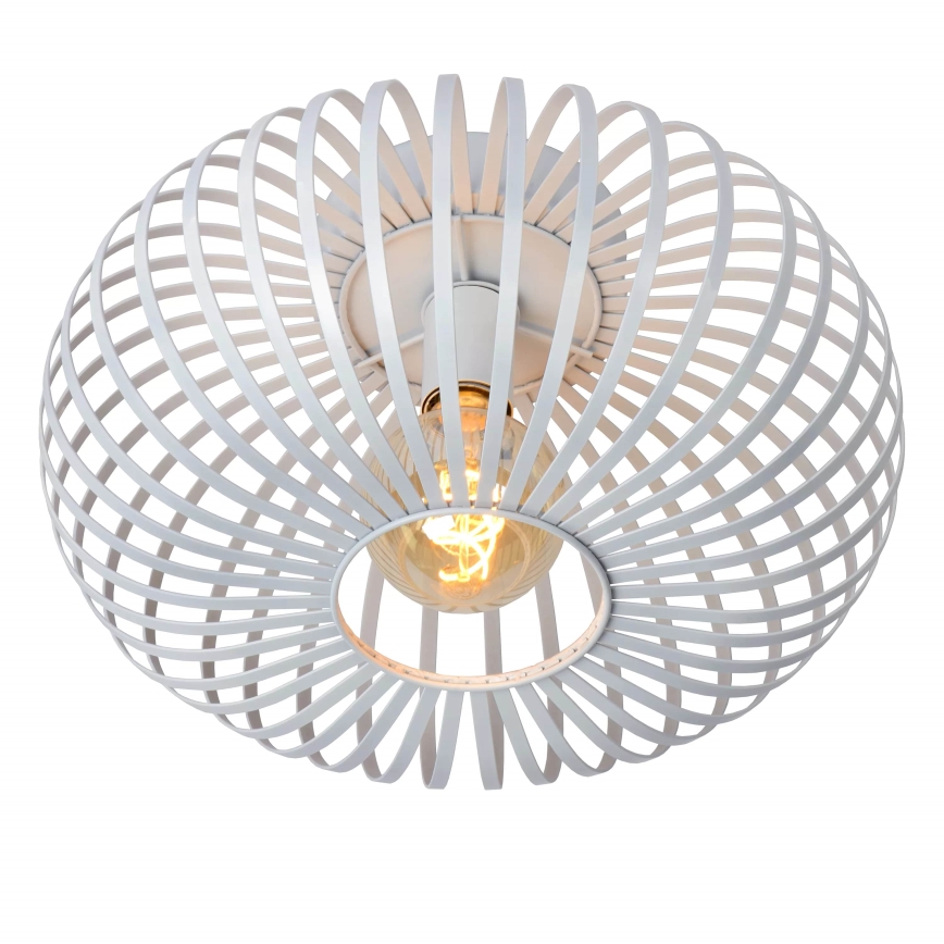 Lucide 78174/40/31 - Plafonnier MANUELA 1xE27/60W/230V d. 39,5 cm blanc