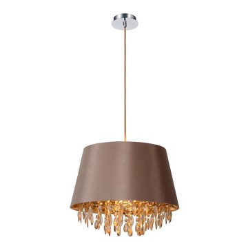 Lucide 78368/45/41 - Suspension DOLTI 1xE27/24W/230V beige