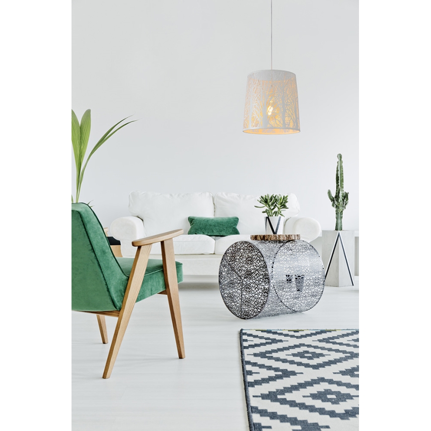 Lucide 78481/35/31 - Lustre avec fil GARELL 1xE27/60W/230V blanc