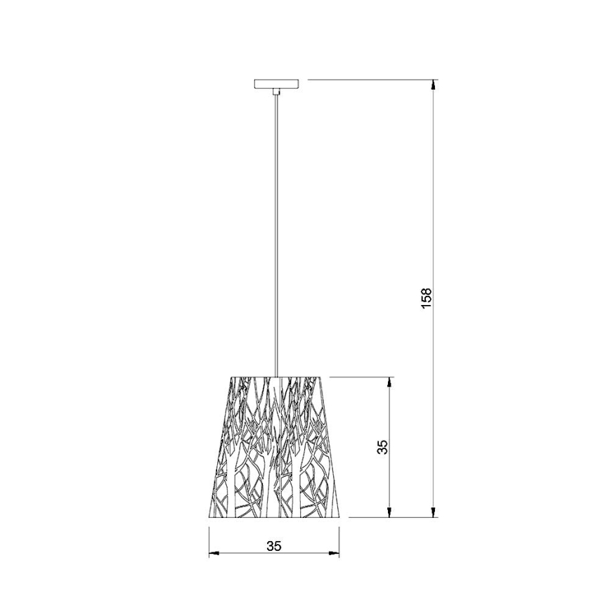 Lucide 78481/35/31 - Lustre avec fil GARELL 1xE27/60W/230V blanc