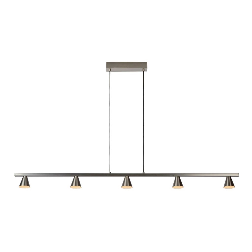 Lucide 79482/30/12 - suspension filaire LED à intensité variable DELANO 5xLED/5W/230V