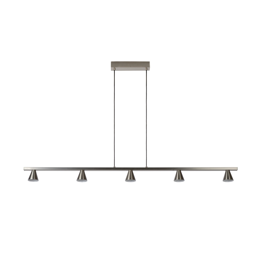 Lucide 79482/30/12 - suspension filaire LED à intensité variable DELANO 5xLED/5W/230V