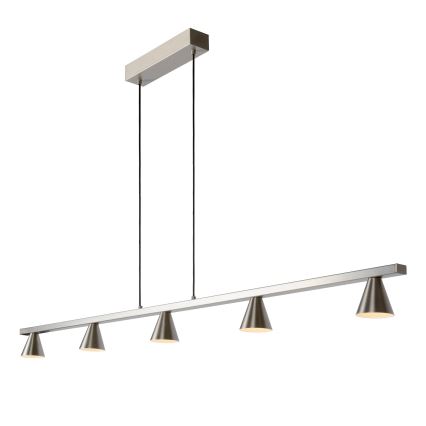 Lucide 79482/30/12 - suspension filaire LED à intensité variable DELANO 5xLED/5W/230V