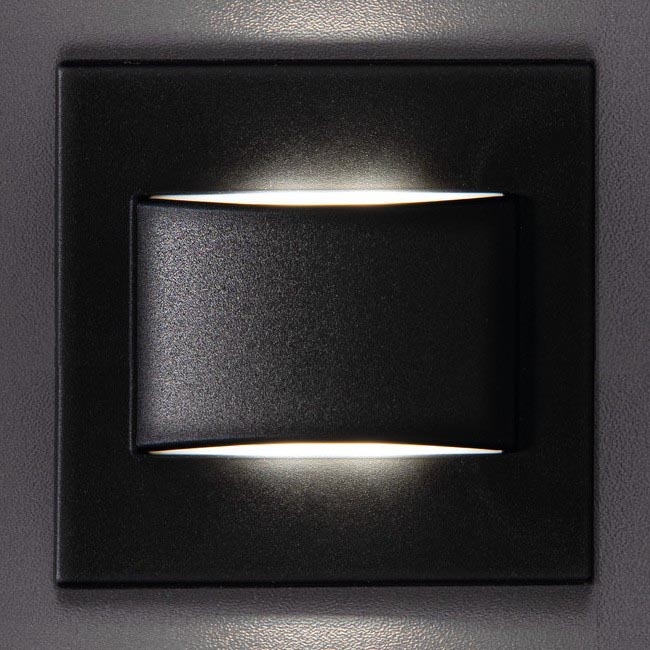 Lumière d'escalier ERINUS LED/1,5W/12V 3000K noire