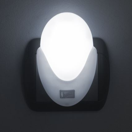 Lumière d'orientation sur prise LED/1W/230V