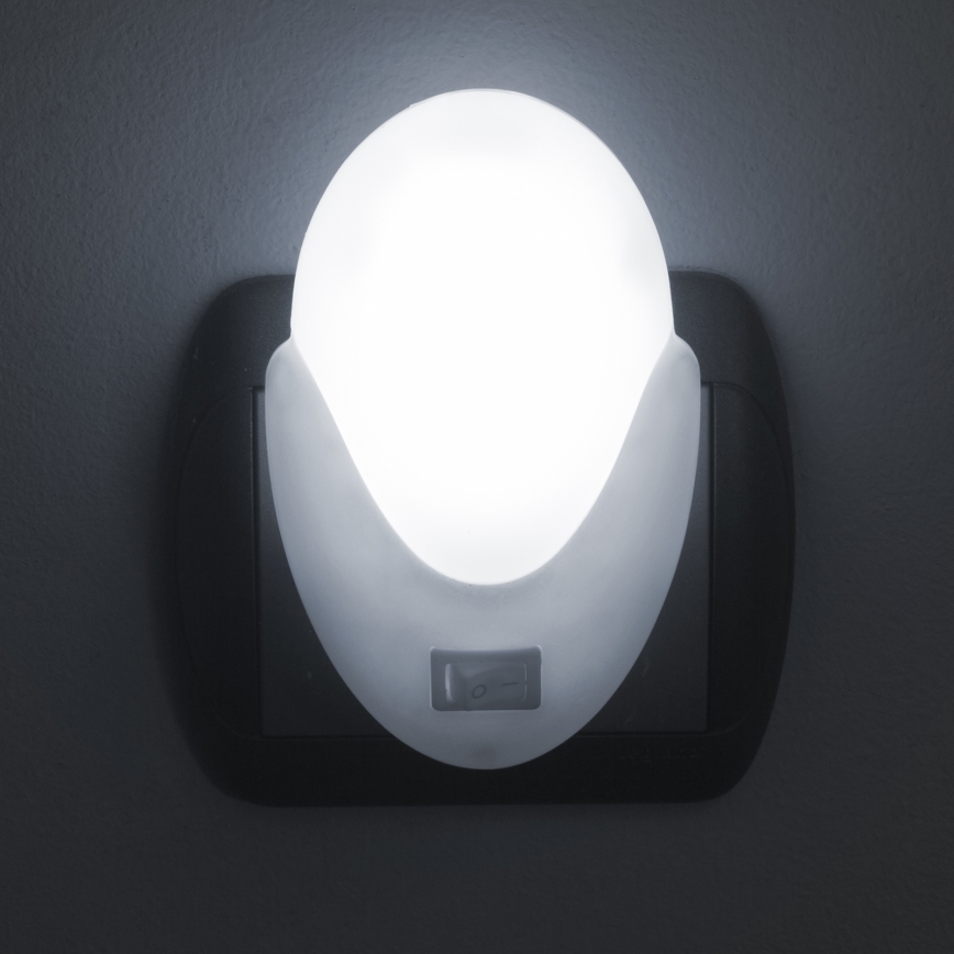 Lumière d'orientation sur prise LED/1W/230V