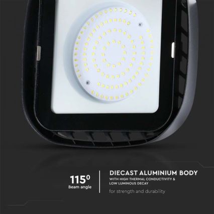 Lumière LED industrielle High Bay LED/100W/230V 4000K IP65