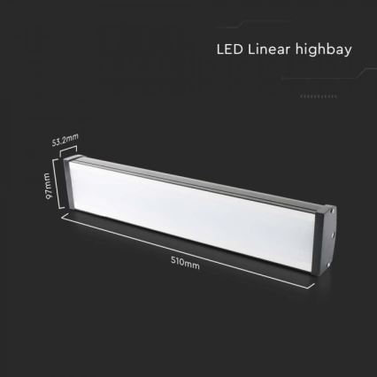 Lumière LED industrielle High Bay LED/100W/230V 4000K IP65