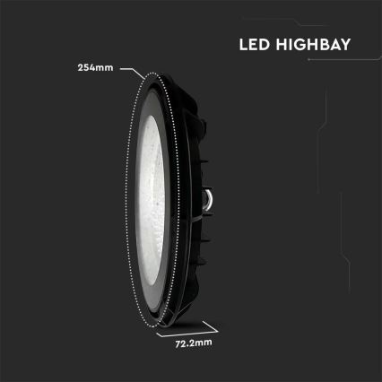 Lumière LED industrielle High Bay LED/100W/230V IP65 4000K