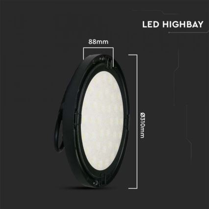 Lumière LED industrielle High Bay LED/200W/230V IP65 4000K