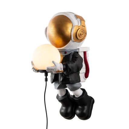Lumière murale pour enfants ASTRONAUT 1xE14/40W/230V, cuivre