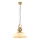 Lumière suspendue MONZA 1xE27/40W/230V 35 cm crème/bronze