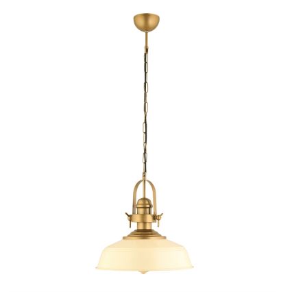Lumière suspendue MONZA 1xE27/40W/230V 35 cm crème/bronze