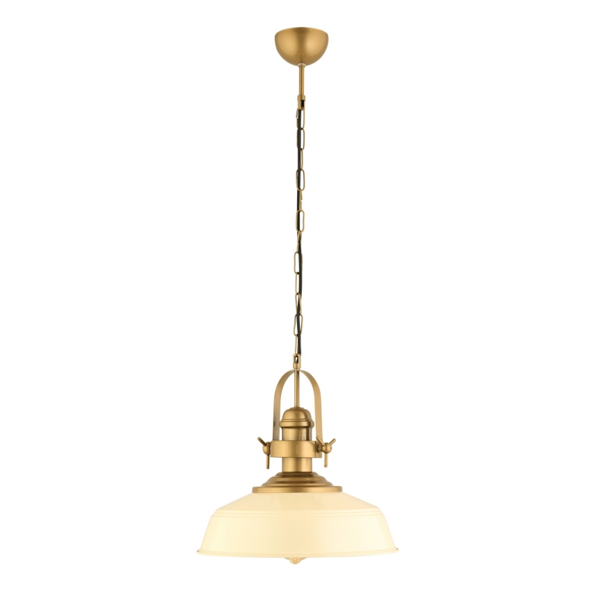 Lumière suspendue MONZA 1xE27/40W/230V 35 cm crème/bronze