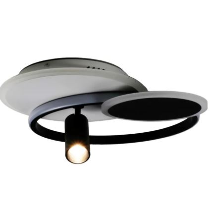 Plafonnier à intensité variable LED/65W/230V 3000-6500K blanc/noir + télécommande