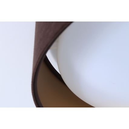 Plafonnier à intensité variable SMART GALAXY LED/24W/230V d. 45 cm 2700-6500K Wi-Fi Tuya marron/doré + Télécommande