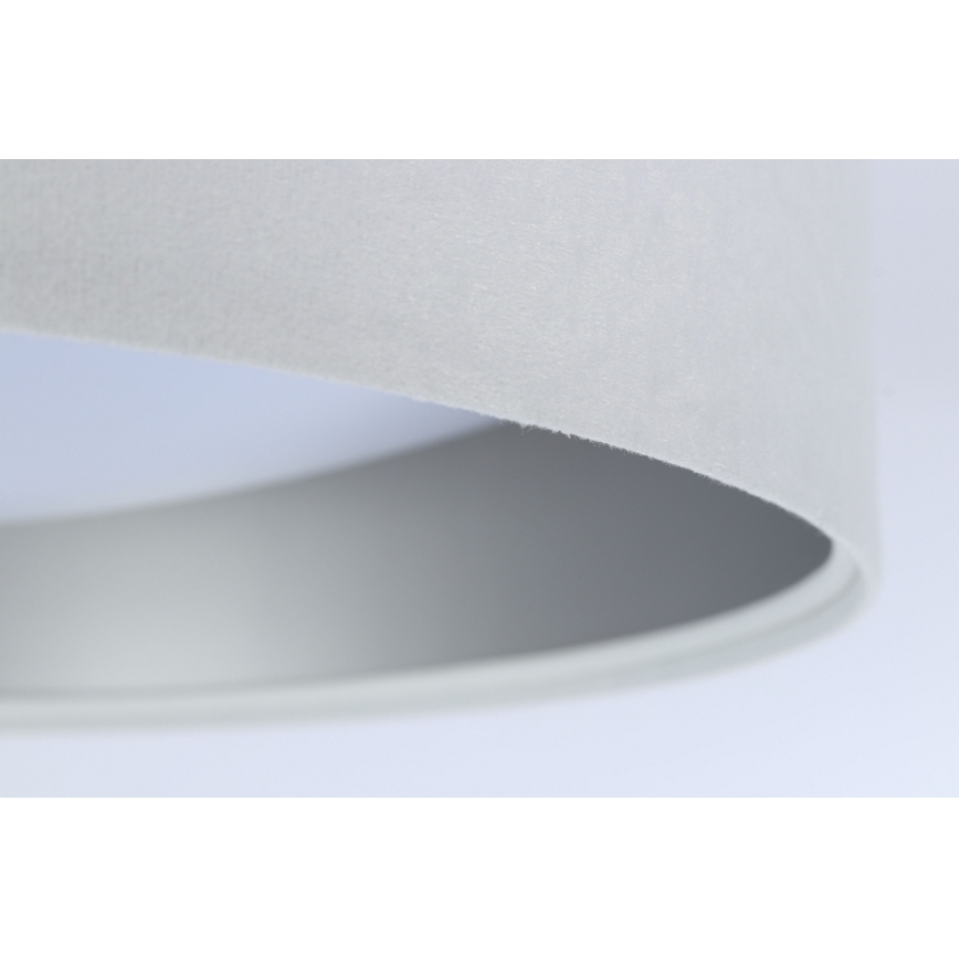 Luminaire à intensité variable SMART GALAXY LED/24W/230V d. 45 cm 2700-6500K Wi-Fi Tuya blanc/argenté + Télécommande