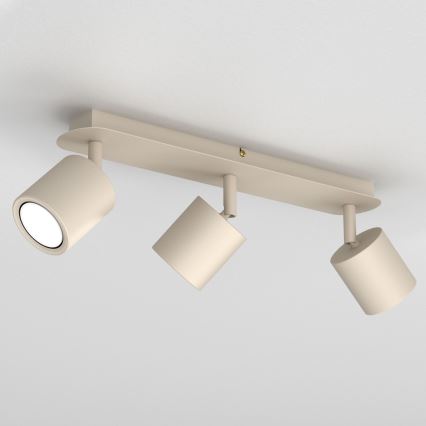 Luminaire à spots DEMIA 3xGU10/8W/230V beige