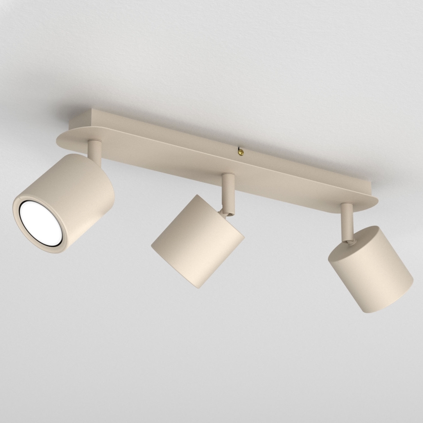 Luminaire à spots DEMIA 3xGU10/8W/230V beige