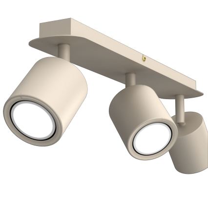 Luminaire à spots DEMIA 3xGU10/8W/230V beige