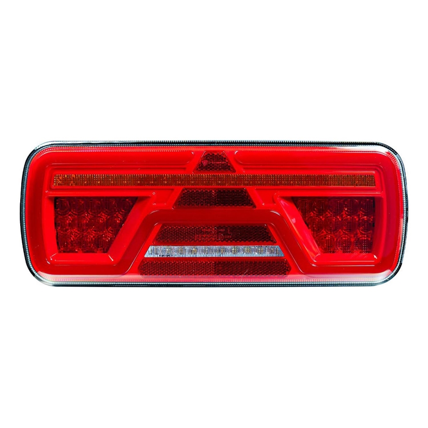 Luminaire combiné avec clignotant dynamique LED/10-30V IP67 gauche