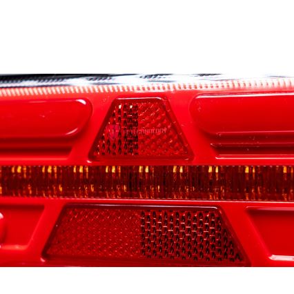 Luminaire combiné avec clignotant dynamique LED/10-30V IP67 gauche