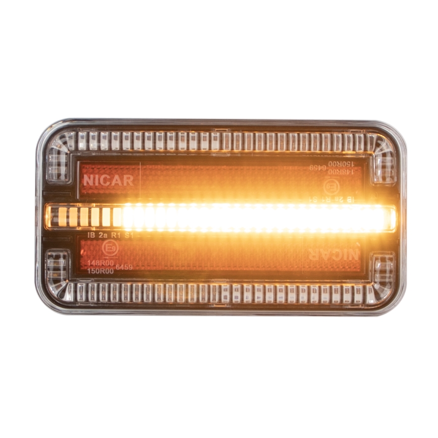 Luminaire combiné avec clignotant dynamique LED/12-24V IP65