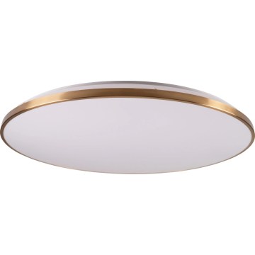 Luminaire de plafond dimmable KERN LED/80W/230V 3000/4000/6000K Ø 80 cm doré + télécommande