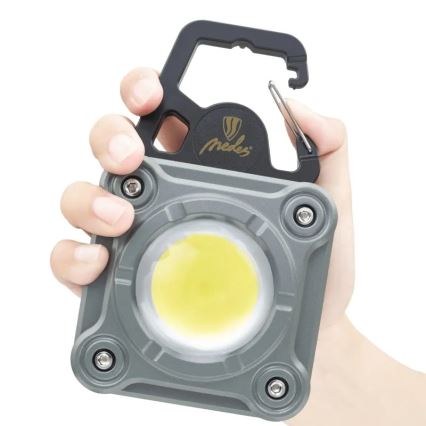 Luminaire de travail rechargeable à intensité variable LED/15W/5V IPX4 1000 lm 2000 mAh