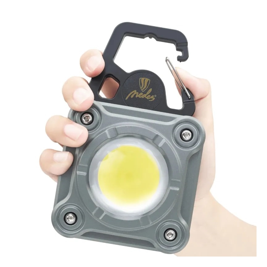 Luminaire de travail rechargeable à intensité variable LED/15W/5V IPX4 1000 lm 2000 mAh