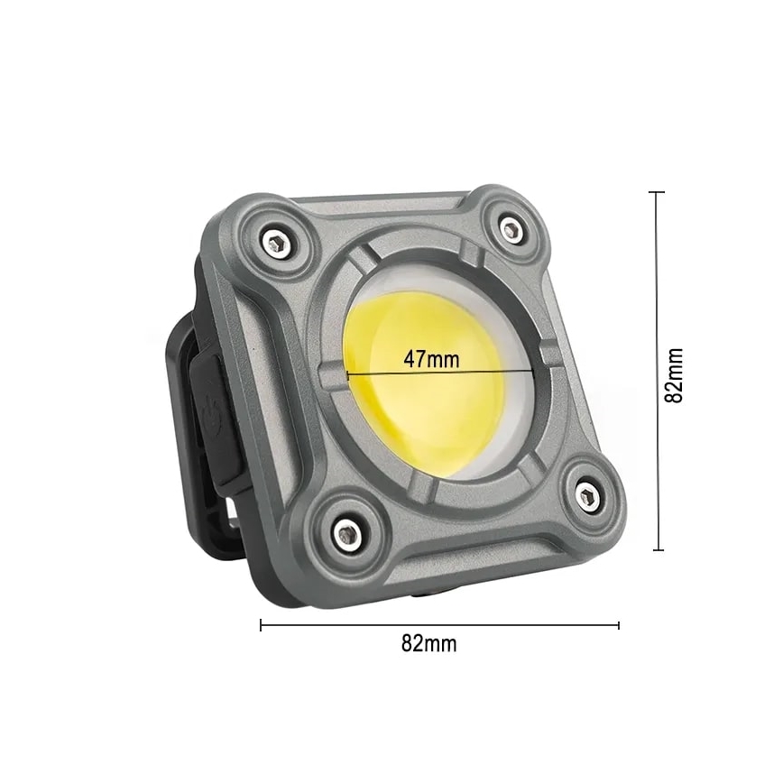 Luminaire de travail rechargeable à intensité variable LED/15W/5V IPX4 1000 lm 2000 mAh