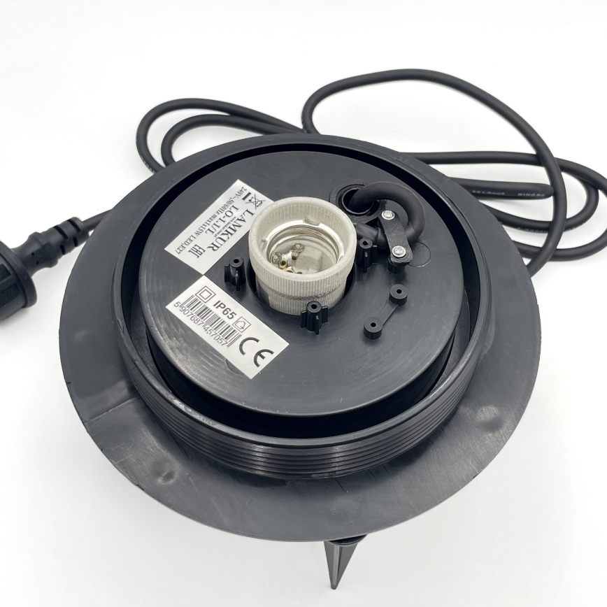 Luminaire décoratif d'extérieur LUMISTONE 1xE27/15W/230V IP65 Ø 38 cm