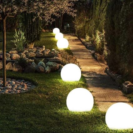 Luminaire décoratif extérieur GARDEN BALL 1xE27/40W/230V IP65 d. 25 cm