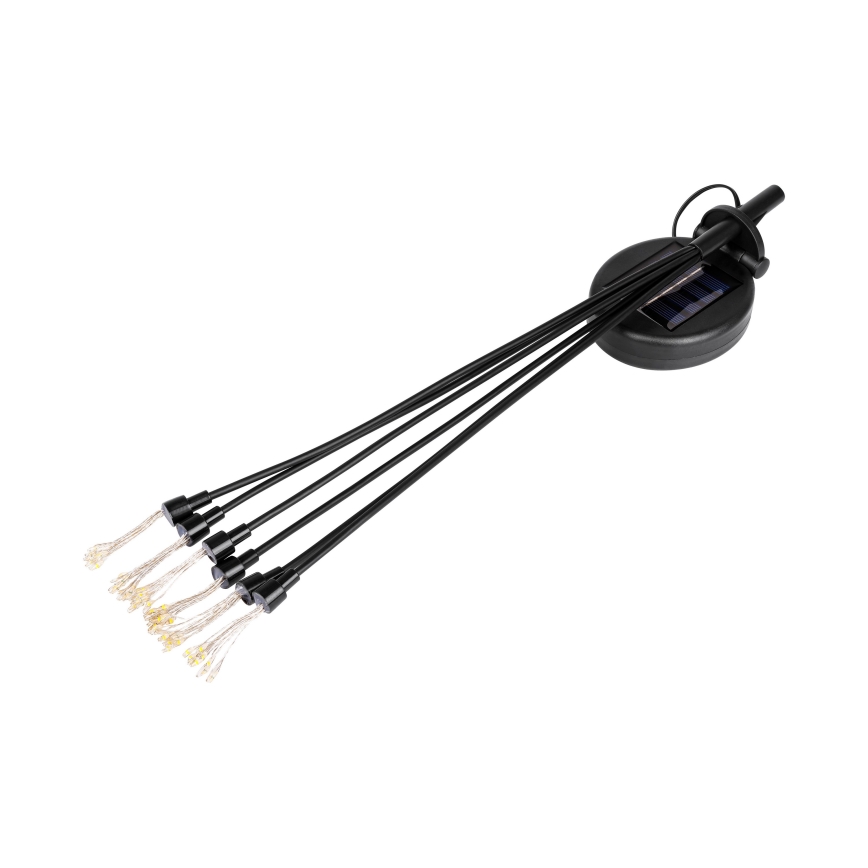 Luminaire décoratif solaire à LED avec capteur, LED 1,2 V, 3000 K, 73 cm, 600 mAh, IP44