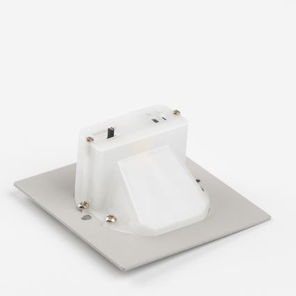 Luminaire d'escalier LED avec détecteur de mouvement et capteur crépusculaire LED/1,5W/230V 3000/4000/6500K noir