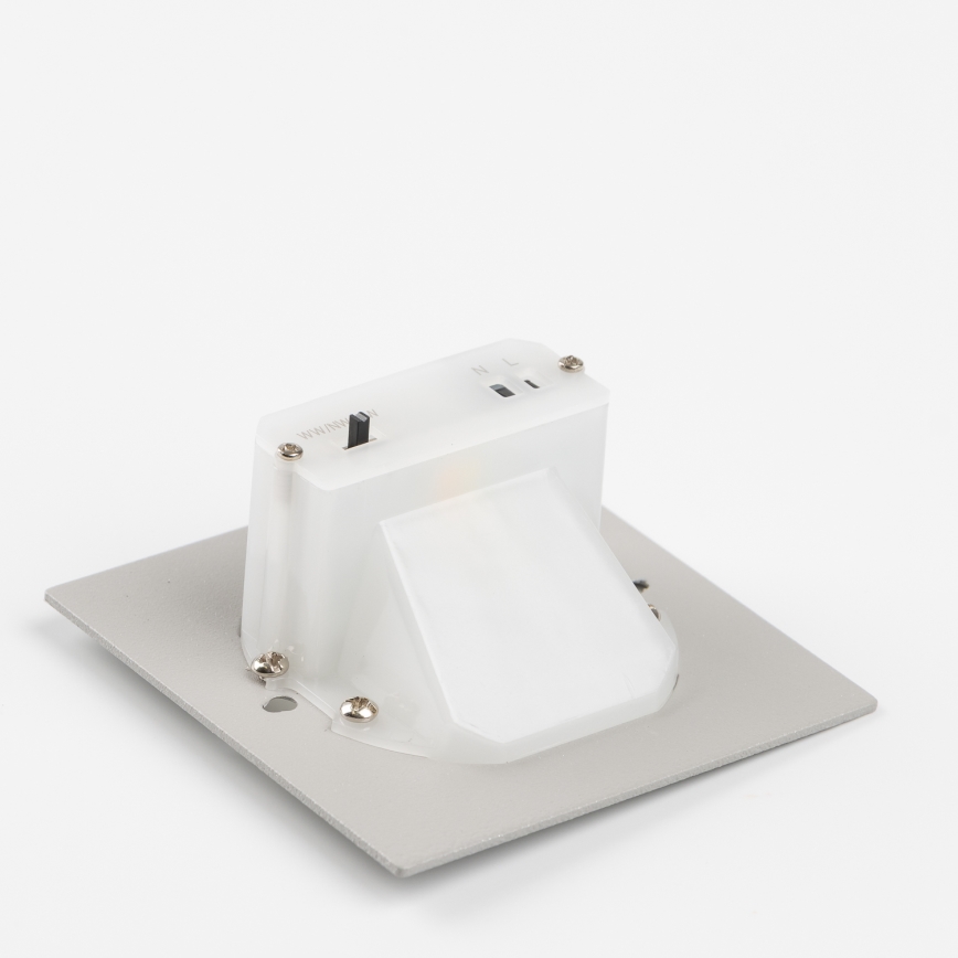 Luminaire d'escalier LED avec détecteur de mouvement et capteur crépusculaire LED/1,5W/230V 3000/4000/6500K noir