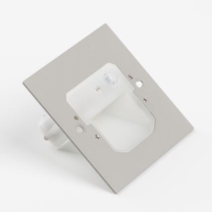 Luminaire d'escalier LED avec détecteur de mouvement et capteur crépusculaire LED/1,5W/230V 3000/4000/6500K noir